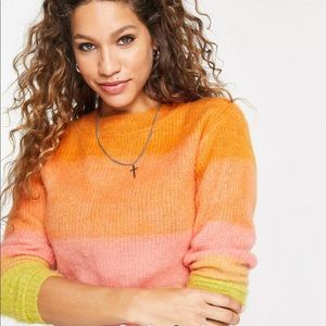 Free People Cozy Wool Blend Sweater in Autumn Sky XS